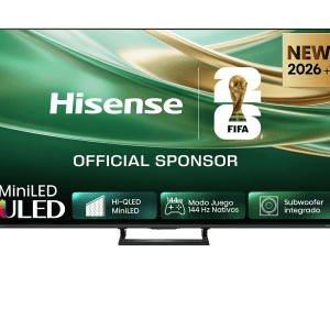 Hisense 55E8S - Televisor Smart TV de 55" Serie E8 Mini LED con Modo Juego y Subwoofer Integrado