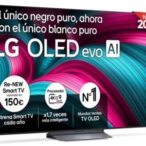 LG OLED77C54LA - Televisor Smart TV 4K OLED Evo AI Dolby Atmos 77"