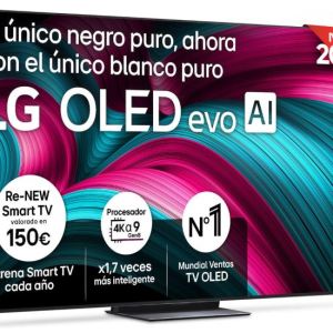 TV LG OLED evo AI OLED83C5ELA 83" 4K UltraHD 144Hz Smart TV WebOS HDR10 Dolby Vision Atmos