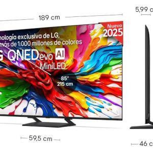 Lg 85QNED93A6A - Televisor de 85 pulgadas QNED 4K Smart TV