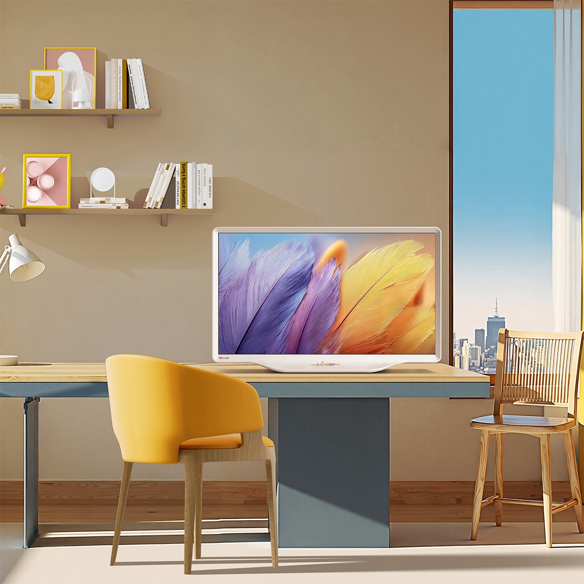 Hisense 43S5Q - Televisor QLED de 43 pulgadas Smart TV con IA Blanca - Imagen 13