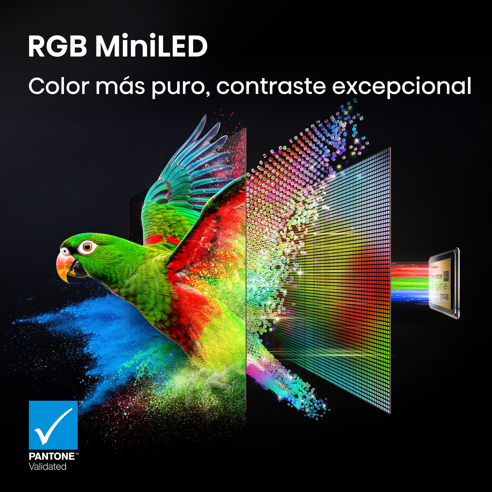 Hisense 75UR8S - TV 75" RGB MiniLED UHD 4K, 180Hz Nativos y Sonido Devialet - Imagen 2