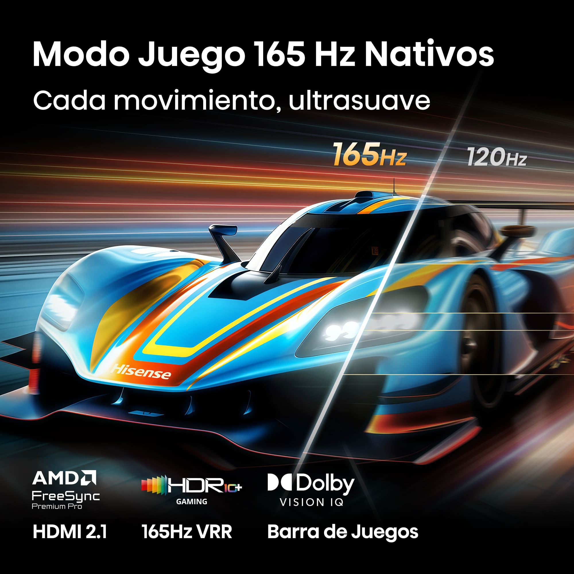 Hisense 85U7S PRO - TV 85" MiniLED PRO UHD 4K, 165Hz y Sonido Devialet - Imagen 3