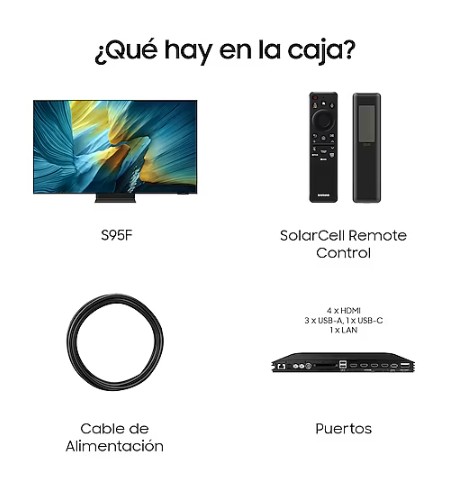 Samsung TQ65S95FATXXC - Televisor Smart TV 65" OLED HDR Pro 4K Vision AI Q-Symphony - Imagen 2