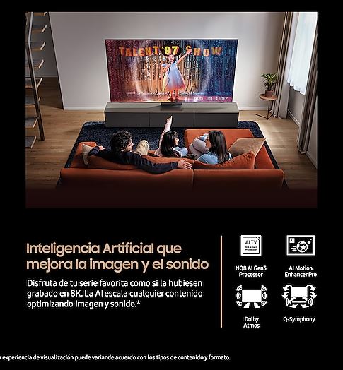 Samsung TQ85QN990FTXXC - Televisor QLED de 85 pulgadas 8K AI Smart TV - Imagen 5