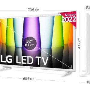 LG 32LQ63806LC - Smart TV (2022) 32" FHD Wifi Bluetooth Color Blanco