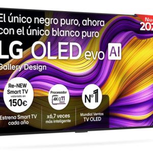 LG OLED55G54LW - Televisor Smart TV 4K OLED Evo Dolby Atmos AI G5 55"