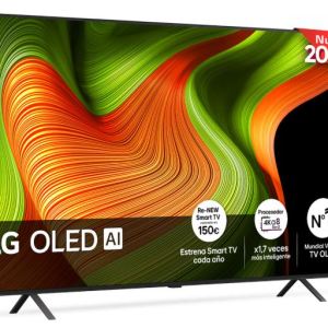LG OLED77B56LA - Televisor Smart TV 4K OLED Procesador Inteligente a8 AI Processor 4K Gen 2 77"