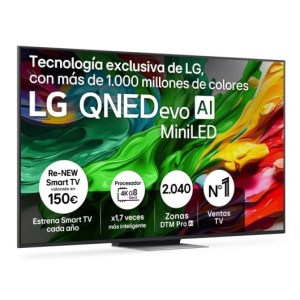 LG QNED MiniLED 65QNED87A6B 65" 4K Ultra HD Smart TV WebOS WiFi6 VRR FreeSync