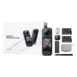 Cámara Digital Compacta Insta360 X5 72 MP Dual Sensor 8K Ultra HD 360° Estabilizador WiFi Bluetooth