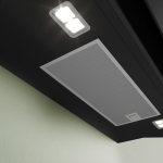 Campana decorativa - BOSCH BOSDWK91LT60, 5 velocidades, 441 m³/h, 890 mm, Cristal Negro
