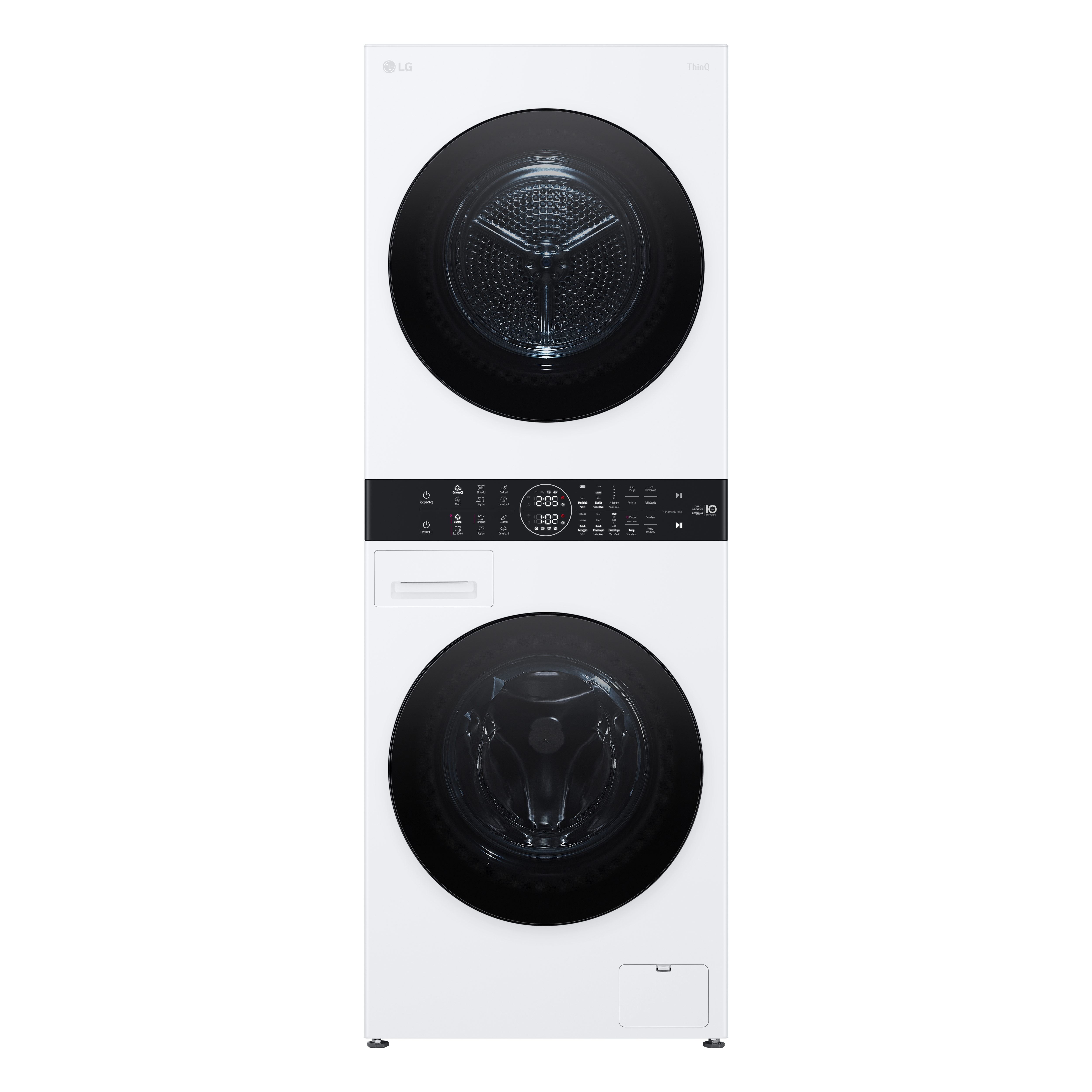 Lavadora-secadora - LG WT1210WWF, 12 kg + 22 kg, Blanco