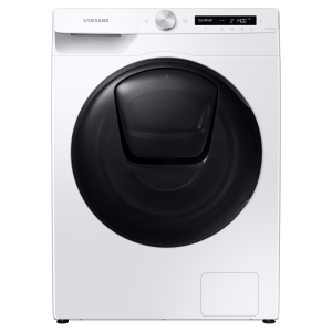 Lavadora secadora - SAMSUNG WD80T554DBW, 8 kg + 5 kg, Blanco