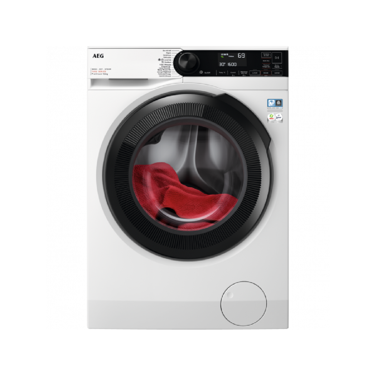 Lavadora y Secadora - AEG LWR7396O4B, 9 kg + 6 kg, Blanco
