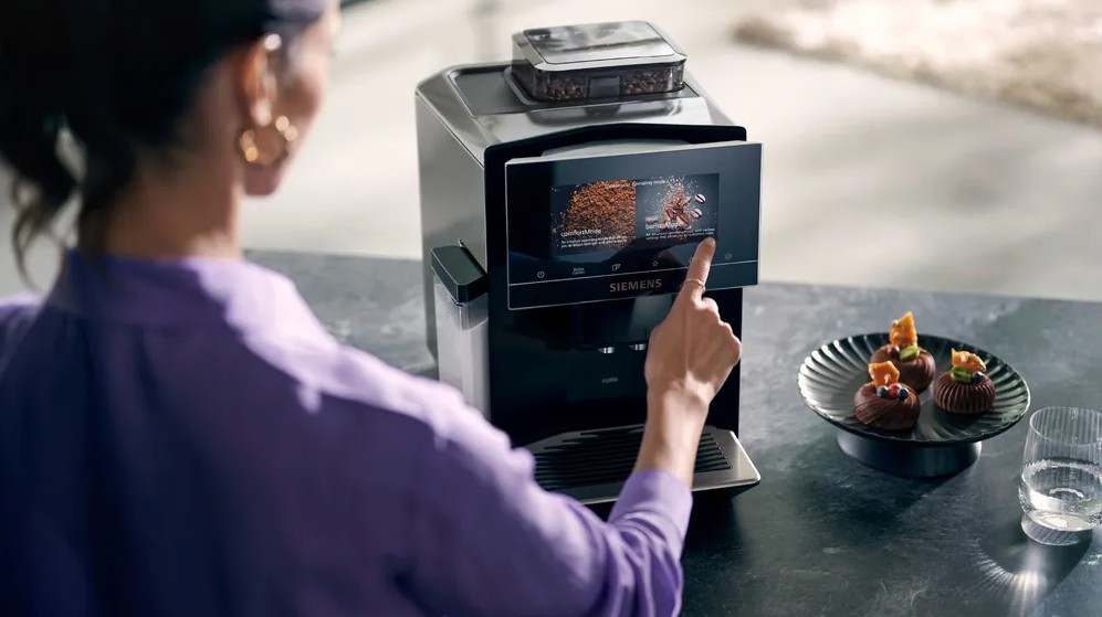 Siemens TQ903R09, cafetera superautomática, EQ900, negro, depósito de agua extraíble - Imagen 5
